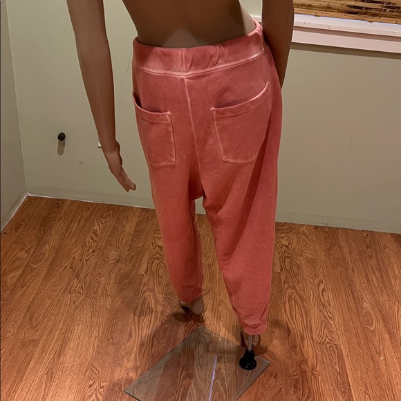 Veronica Beard Coral Pink Cozy Sweatshirt & Jogger Set XL - Picture 6 of 14